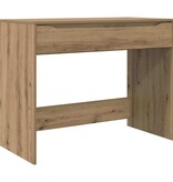 VidaXL Bureau met lade Artisan Eiken 100 x 50 x 78 cm Bewerkt hout