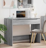 VidaXL Bureau met lade Grijs Sonoma 100 x 50 x 78 cm Bewerkt hout