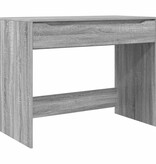 VidaXL Bureau met lade Grijs Sonoma 100 x 50 x 78 cm Bewerkt hout