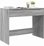 VidaXL Bureau met lade Grijs Sonoma 100 x 50 x 78 cm Bewerkt hout