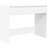 VidaXL Bureau met lade met opslag Wit 100 x 50 x 78 cm Bewerkt hout
