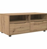 VidaXL TV-kast met lade Artisan Eiken 100 x 48 x 43 cm Bewerkt hout