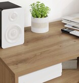 VidaXL TV-kast met lade Artisan Eiken 100 x 48 x 43 cm Bewerkt hout