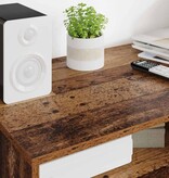 VidaXL TV-kast met lade Oud Hout 100 x 48 x 43 cm Bewerkt hout