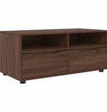 VidaXL TV-kast met lade Bruin Eiken 100 x 48 x 43 cm Bewerkt hout