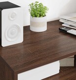 VidaXL TV-kast met lade Bruin Eiken 100 x 48 x 43 cm Bewerkt hout