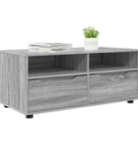 VidaXL TV-kast met lade Grijs Sonoma 100 x 48 x 43 cm Bewerkt hout