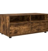 VidaXL TV-kast met lade Gerookt eiken 100 x 48 x 43 cm Bewerkt hout