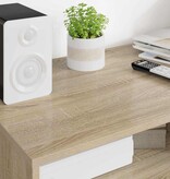 VidaXL TV-kast met lade Sonoma Eiken 100 x 48 x 43 cm Bewerkt hout