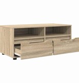 VidaXL TV-kast met lade Sonoma Eiken 100 x 48 x 43 cm Bewerkt hout