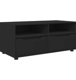 VidaXL TV-kast met lade Zwart 100 x 48 x 43 cm Bewerkt hout