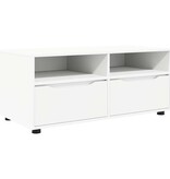 VidaXL TV-kast met lade Wit 100 x 48 x 43 cm Bewerkt hout