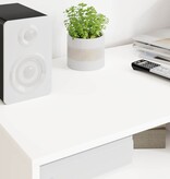 VidaXL TV-kast met lade Wit 100 x 48 x 43 cm Bewerkt hout