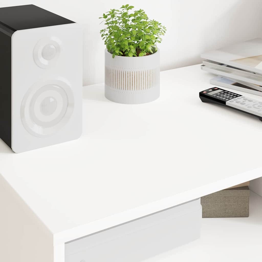 VidaXL TV-kast met lade Wit 100 x 48 x 43 cm Bewerkt hout