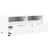 VidaXL TV-kast met lade Wit 100 x 48 x 43 cm Bewerkt hout
