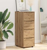 VidaXL Opbergkast Artisan Eiken 40 x 48 x 105 cm Bewerkt hout