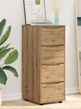 VidaXL Opbergkast Artisan Eiken 40 x 48 x 105 cm Bewerkt hout