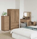 VidaXL Opbergkast Artisan Eiken 40 x 48 x 105 cm Bewerkt hout