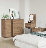 VidaXL Opbergkast Artisan Eiken 40 x 48 x 105 cm Bewerkt hout