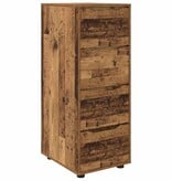 VidaXL Opbergkast Oud Hout 40 x 48 x 105 cm Bewerkt hout