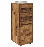 VidaXL Opbergkast Oud Hout 40 x 48 x 105 cm Bewerkt hout