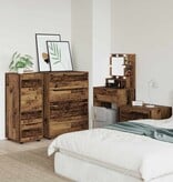 VidaXL Opbergkast Oud Hout 40 x 48 x 105 cm Bewerkt hout