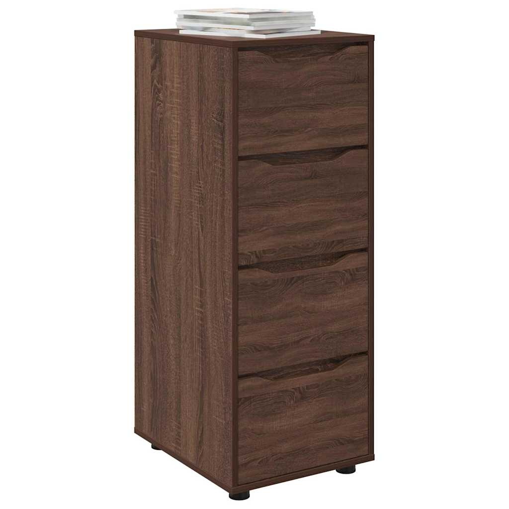 VidaXL Opbergkast Bruin Eiken 40 x 48 x 105 cm Bewerkt hout