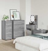 VidaXL Opbergkast Grijs Sonoma 40 x 48 x 105 cm Bewerkt hout