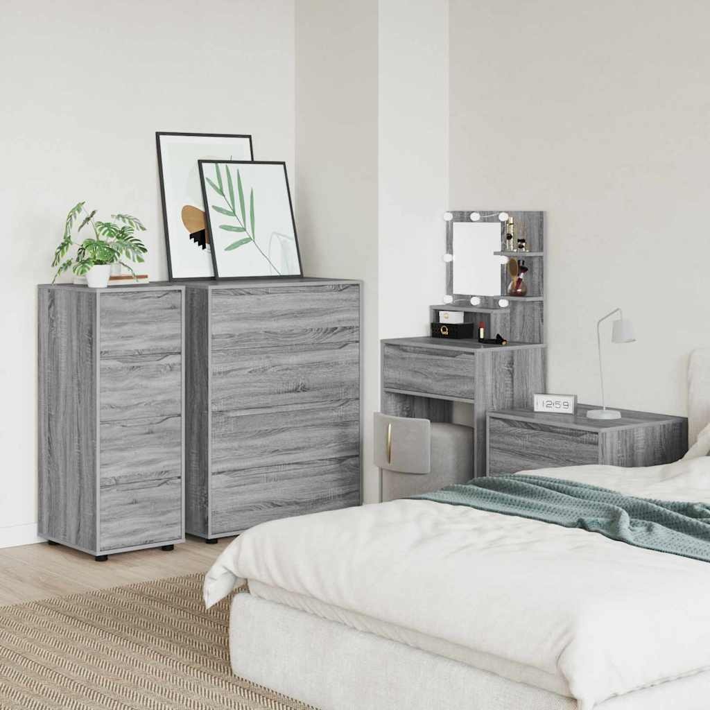 VidaXL Opbergkast Grijs Sonoma 40 x 48 x 105 cm Bewerkt hout