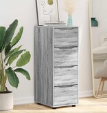 VidaXL Opbergkast Grijs Sonoma 40 x 48 x 105 cm Bewerkt hout