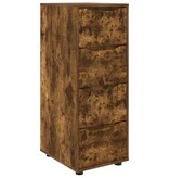 VidaXL Opbergkast Gerookt eiken 40 x 48 x 105 cm Bewerkt hout