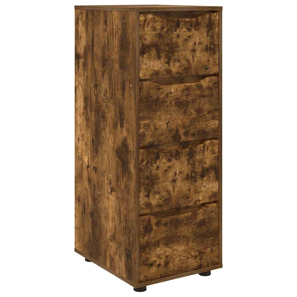 VidaXL Opbergkast Gerookt eiken 40 x 48 x 105 cm Bewerkt hout