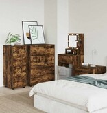 VidaXL Opbergkast Gerookt eiken 40 x 48 x 105 cm Bewerkt hout