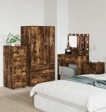 VidaXL Opbergkast Gerookt eiken 40 x 48 x 105 cm Bewerkt hout