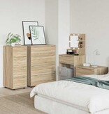 VidaXL Opbergkast Sonoma Eiken 40 x 48 x 105 cm Bewerkt hout