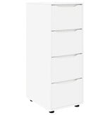 VidaXL Opbergkast Wit 40 x 48 x 105 cm Bewerkt hout