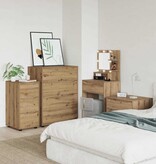 VidaXL Opbergkast Artisan Eiken 40 x 48 x 81 cm Bewerkt hout