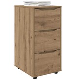 VidaXL Opbergkast Artisan Eiken 40 x 48 x 81 cm Bewerkt hout