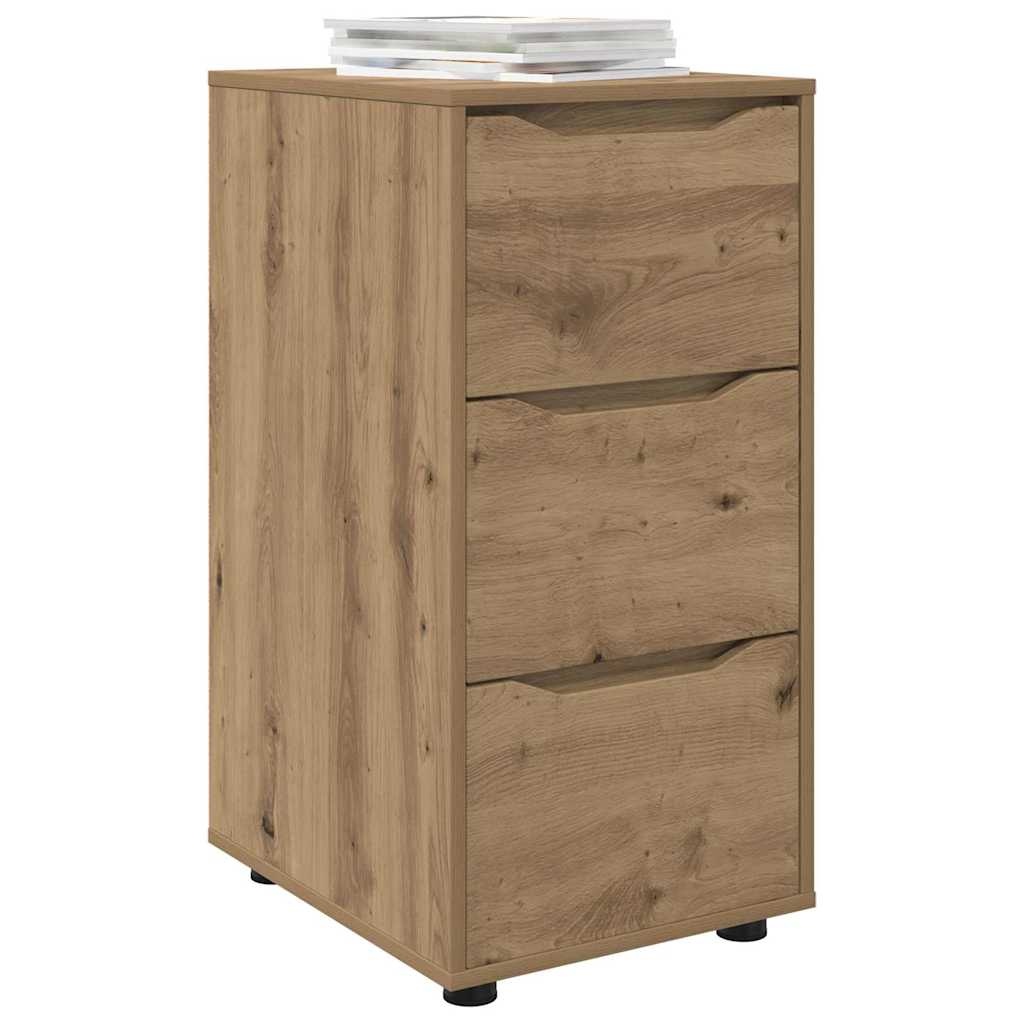VidaXL Opbergkast Artisan Eiken 40 x 48 x 81 cm Bewerkt hout