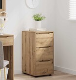 VidaXL Opbergkast Artisan Eiken 40 x 48 x 81 cm Bewerkt hout