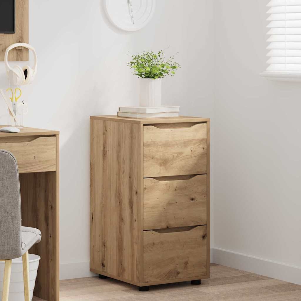 VidaXL Opbergkast Artisan Eiken 40 x 48 x 81 cm Bewerkt hout