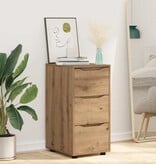 VidaXL Opbergkast Artisan Eiken 40 x 48 x 81 cm Bewerkt hout