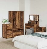 VidaXL Opbergkast Oud Hout 40 x 48 x 81 cm Bewerkt hout