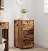 VidaXL Opbergkast Oud Hout 40 x 48 x 81 cm Bewerkt hout