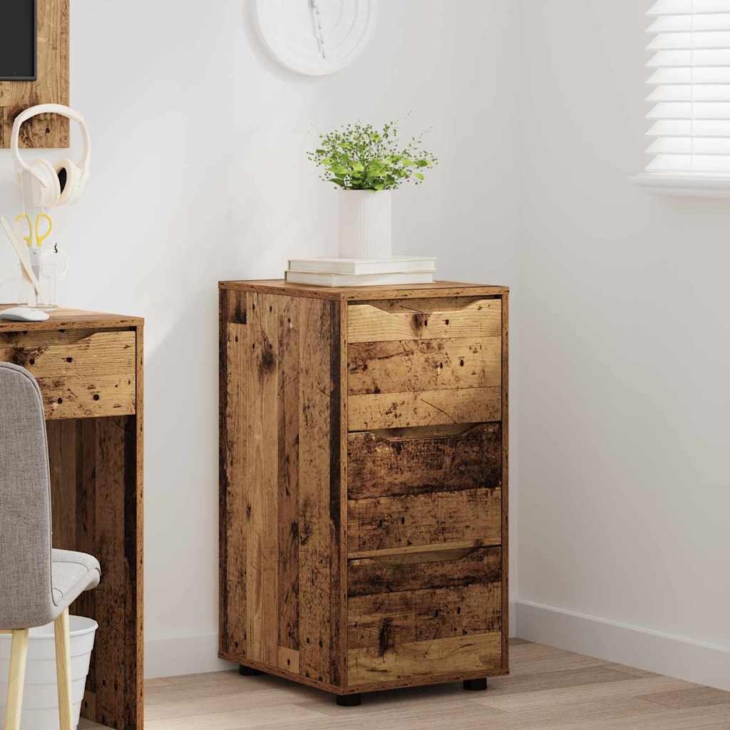 VidaXL Opbergkast Oud Hout 40 x 48 x 81 cm Bewerkt hout