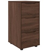 VidaXL Opbergkast Bruin Eiken 40 x 48 x 81 cm Bewerkt hout