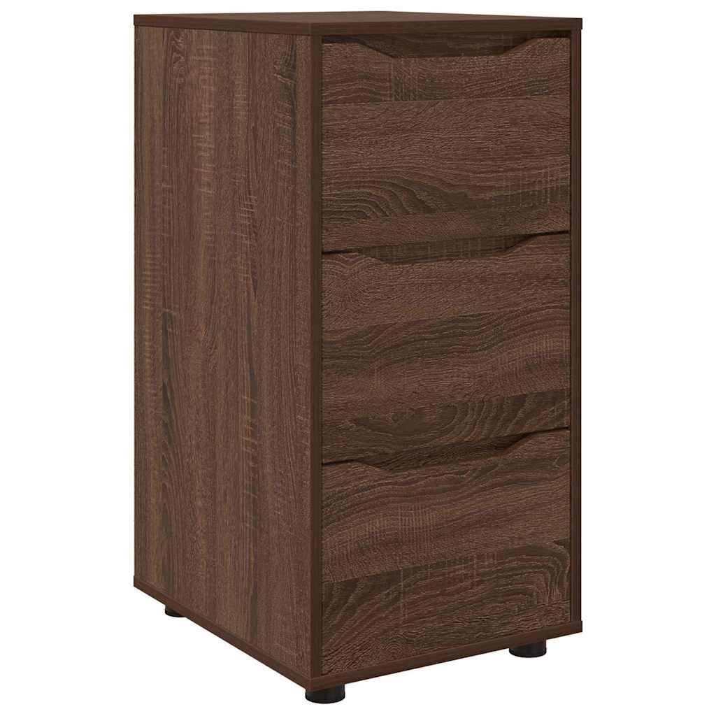 VidaXL Opbergkast Bruin Eiken 40 x 48 x 81 cm Bewerkt hout