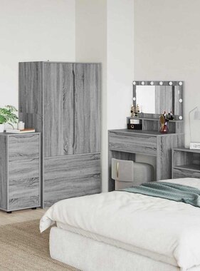 VidaXL Opbergkast Grijs Sonoma 40 x 48 x 81 cm Bewerkt hout