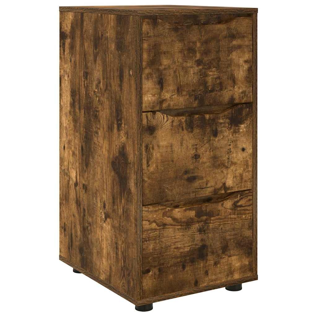 VidaXL Opbergkast Gerookt eiken 40 x 48 x 81 cm Bewerkt hout
