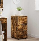 VidaXL Opbergkast Gerookt eiken 40 x 48 x 81 cm Bewerkt hout